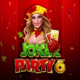 Joker Party 6 slot logo by Greentube at Trips CasinoJoker Party 6